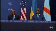 Kusainiwa kwa Mkataba wa Amani kati ya Jamhuri ya Kidemokrasia ya Congo (DRC) na Rwanda | Pichani ni Rais wa Congo na Rais wa Rwanda - Nyuzo za Furaha