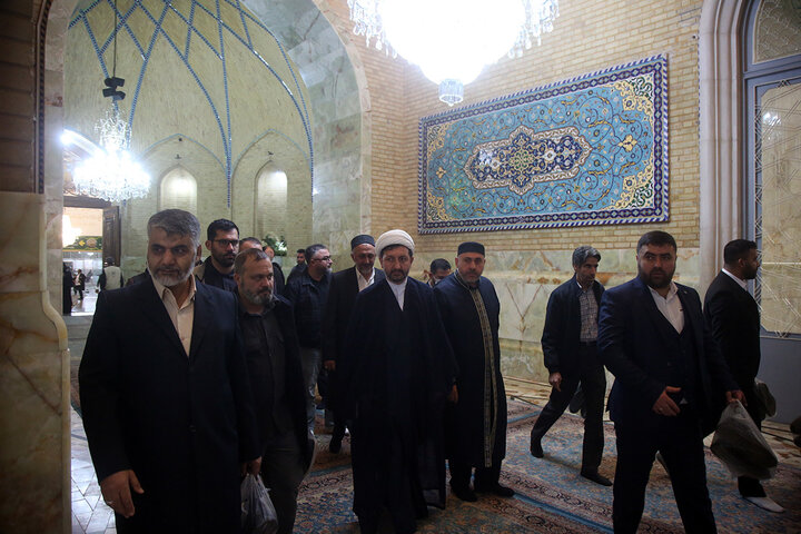 Photos: Head of Georgia’s Muslim Administration visits Hazrat Masoumeh Holy Shrine