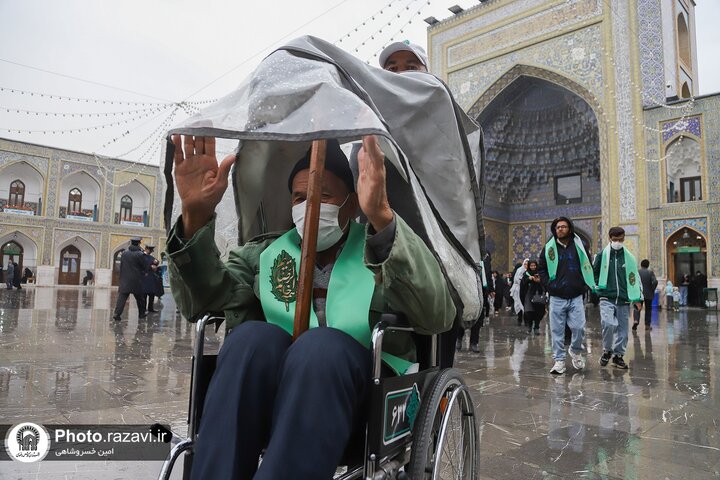 Photos: Pilgrimage of pilgrims with disabilities to Imam Reza Holy Shrine