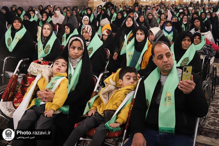 Photos: Pilgrimage of pilgrims with disabilities to Imam Reza Holy Shrine