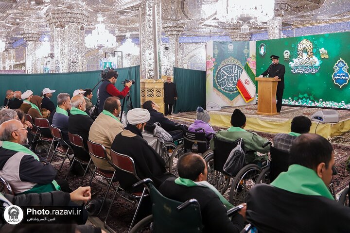 Photos: Pilgrimage of pilgrims with disabilities to Imam Reza Holy Shrine