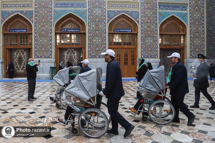 Photos: Pilgrimage of pilgrims with disabilities to Imam Reza Holy Shrine