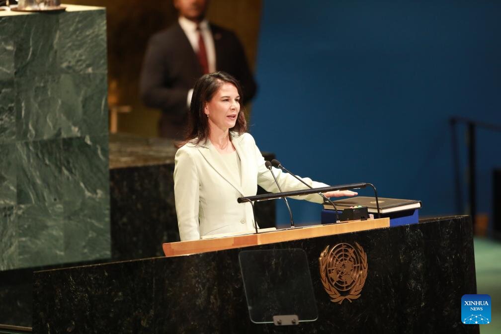UNGA President Baerbock urges decisive action on Palestine after 78 years of deadlock