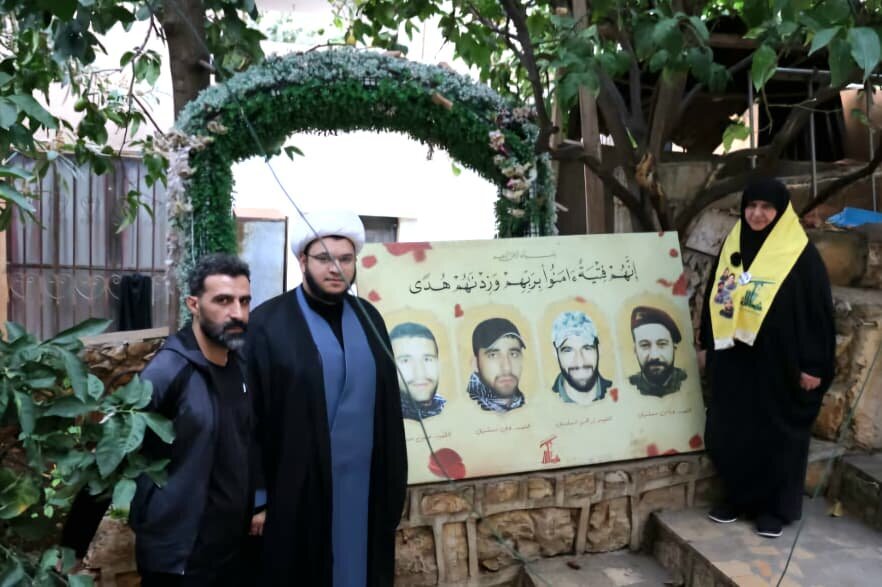 AhlulBayt World Assembly official visits families of resistance martyrs in Lebanon