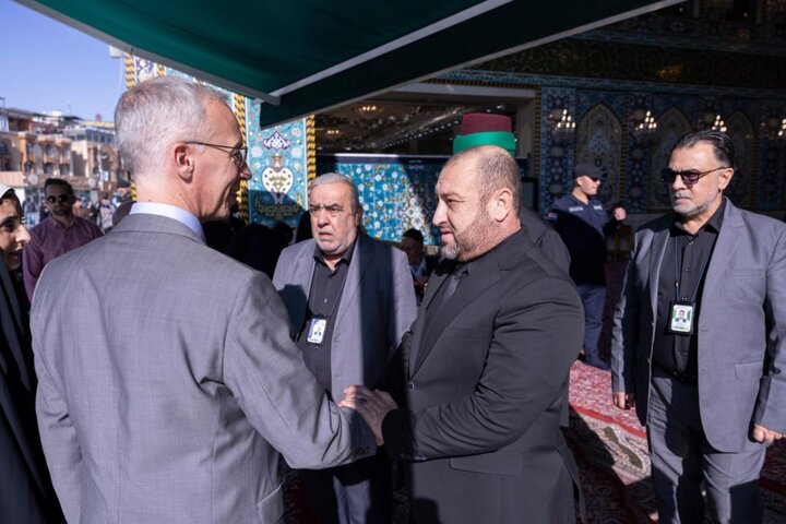 Photos: Germany’s Ambassador visits Al-Abbas’s Holy Shrine