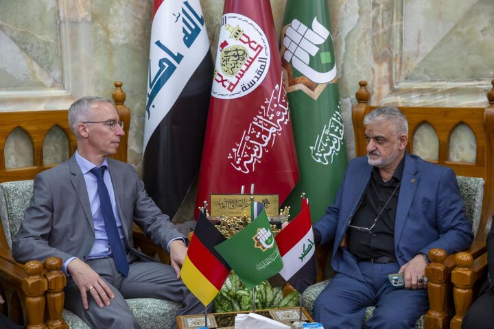 Photos: Germany’s Ambassador visits Al-Abbas’s Holy Shrine