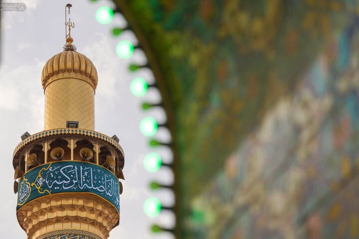 آذین‌بندی حرم نورانی علوی به مناسبت میلاد بانوی دو عالم