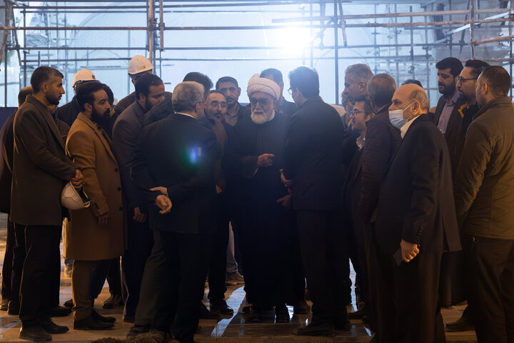 Photos: Custodian of Astan Quds Razavi visits construction projects at Holy Shrine