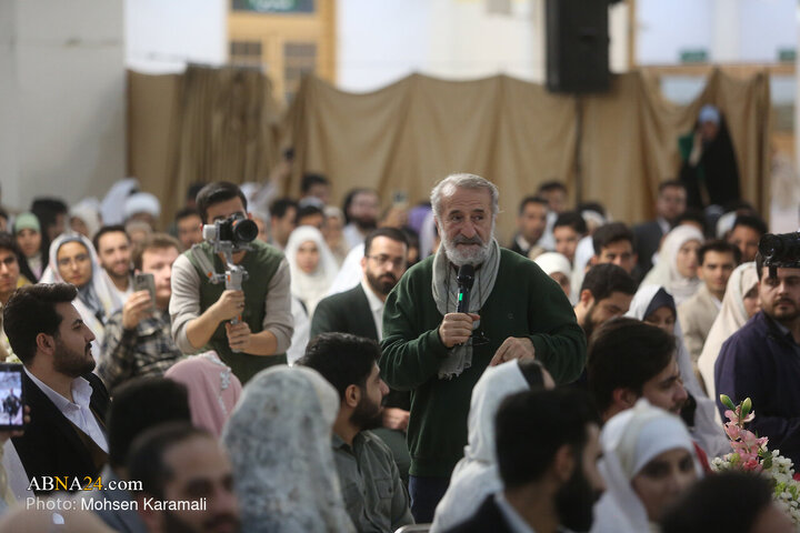 جشن بزرگ ازدواج دانشجویی در حرم حضرت فاطمه معصومه‌(س)