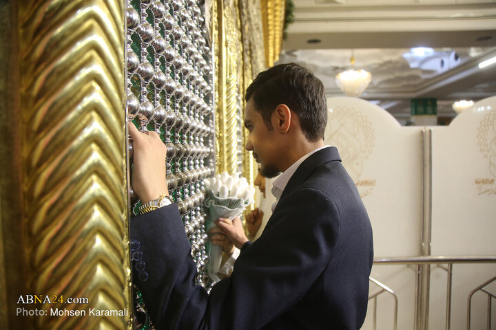 جشن بزرگ ازدواج دانشجویی در حرم حضرت فاطمه معصومه‌(س)