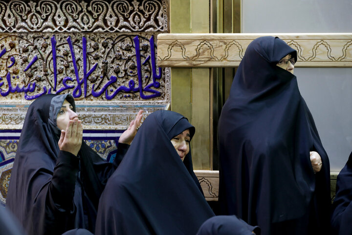 Photos: Dusting ceremony of Imam Reza Holy Shrine held with presence of women