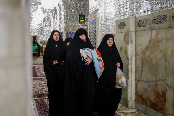 Photos: Dusting ceremony of Imam Reza Holy Shrine held with presence of women