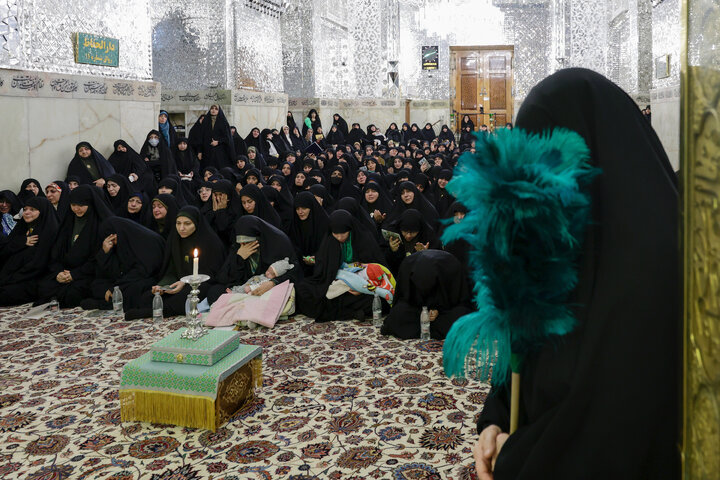 Photos: Dusting ceremony of Imam Reza Holy Shrine held with presence of women