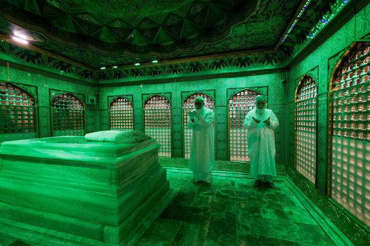 Photos: Dusting ceremony of Imam Reza Holy Shrine held with presence of women