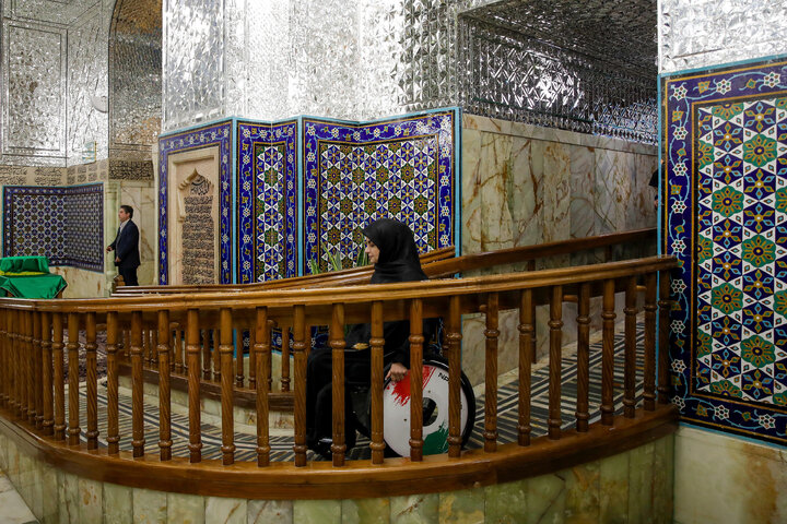 Photos: Dusting ceremony of Imam Reza Holy Shrine held with presence of women