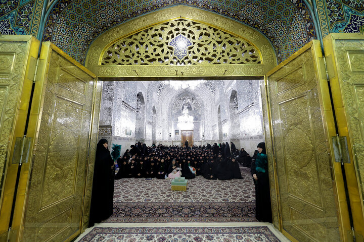 Photos: Dusting ceremony of Imam Reza Holy Shrine held with presence of women