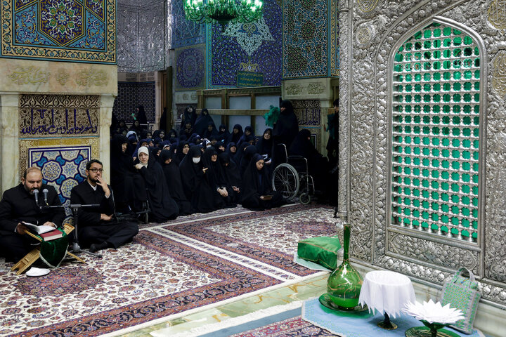 Photos: Dusting ceremony of Imam Reza Holy Shrine held with presence of women