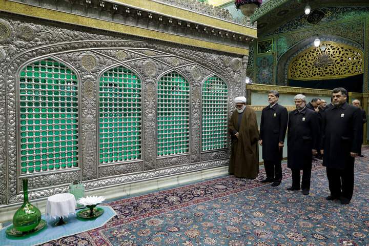 Photos: Dusting ceremony of Imam Reza Holy Shrine held with presence of women