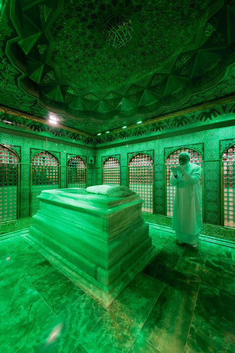 Photos: Dusting ceremony of Imam Reza Holy Shrine held with presence of women