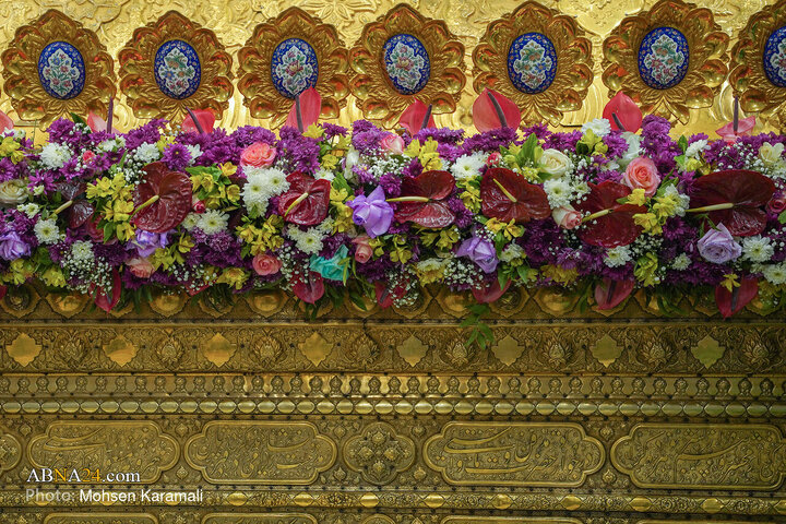 Photos: Lady Fatima Masoumeh shrine decorated with flowers on eve of Hazrat Zahra birth anniversary