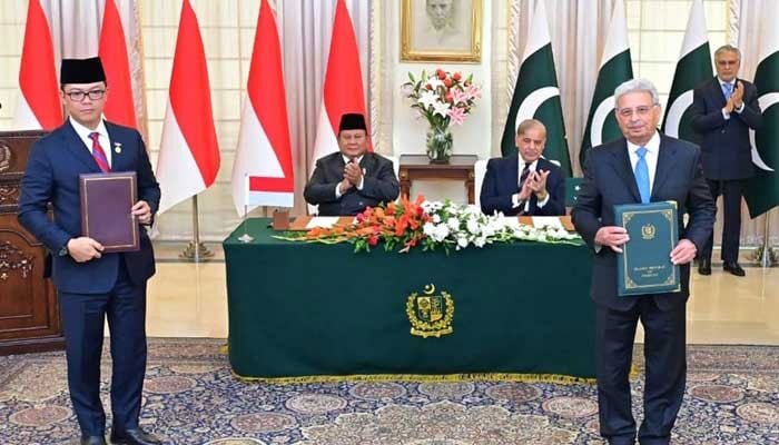 پاکستان، انڈونیشیا، 7 معاہدے کی مفاہمتی یادداشتوں پر دستخط