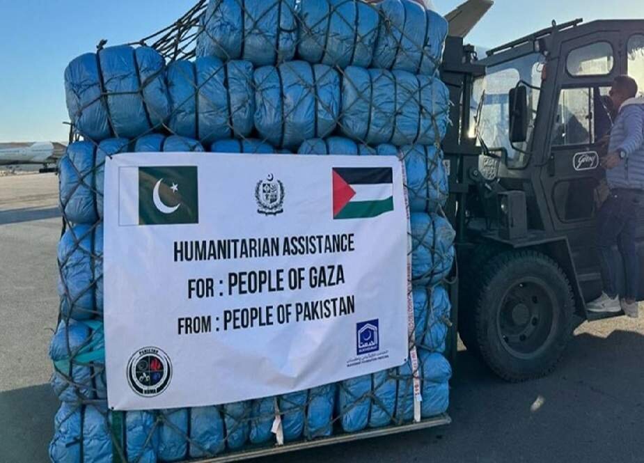 Pakistan Sends Over 2,500 Tons of Aid to Gaza, Continues Support for Palestinians