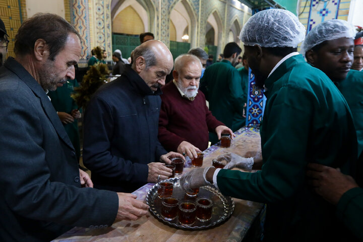 Photos: Presence of Nigerian seminarians at Tea House of Imam Reza holy shrine