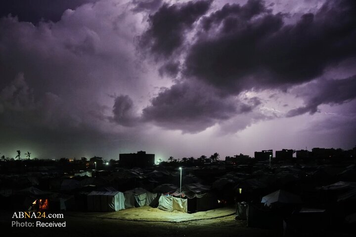 آوارگان غزه در محاصره زمستان