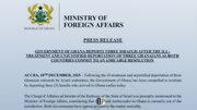 Ghana deports three Israeli nationals in reciprocal move