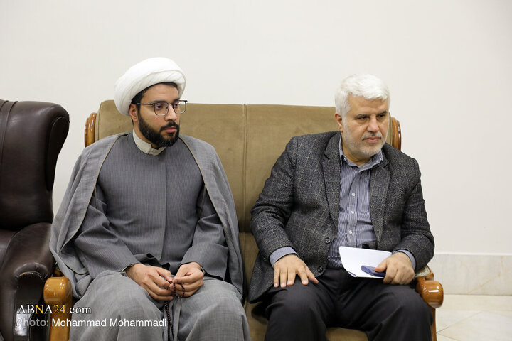 دیدار مهمانان خارجی جایزه جهانی امام خمینی(ره) با دبیر‌کل مجمع جهانی اهل‌بیت(ع)