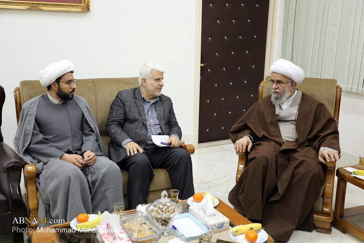 دیدار مهمانان خارجی جایزه جهانی امام خمینی(ره) با دبیر‌کل مجمع جهانی اهل‌بیت(ع)