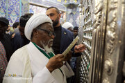 Photos: Sheikh Zakzaky visits Hazrat Masoumeh Holy Shrine