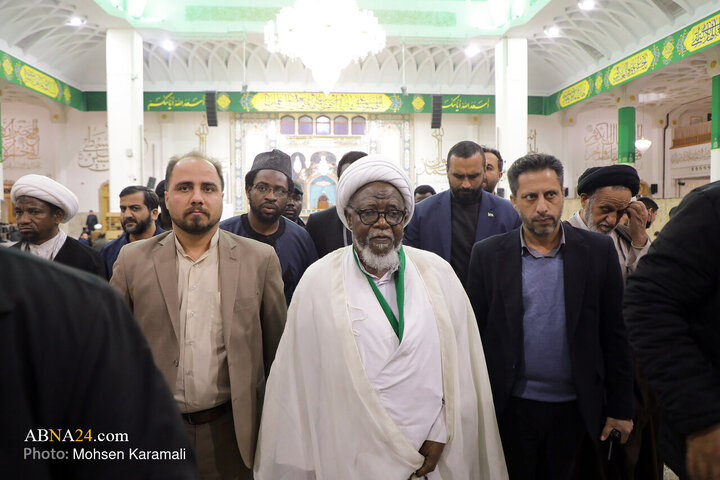 Photos: Sheikh Zakzaky visits Hazrat Masoumeh Holy Shrine