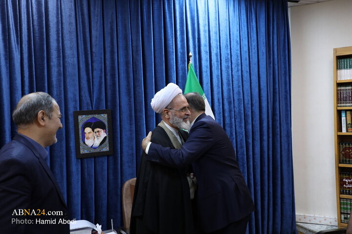 Photos: Minister of Agriculture meets with Ayatollah Arafi