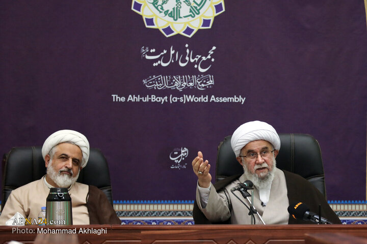 سخنرانی آیت‌الله رمضانی، دبیرکل مجمع جهانی اهل بیت‌(ع) در مراسم رونمایی از ۵۰ اثر پژوهشی مجمع جهانی اهل‌بیت(ع) در سبک زندگی، وضعیت‌شناسی شیعیان و ترجمه