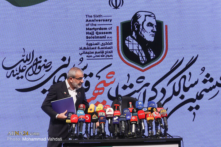 Photos: Press conference for 6th anniversary commemoration of Martyr Haj Qassem Soleimani