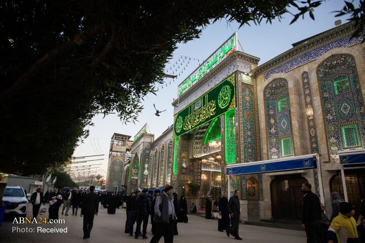 تصاویر | تزئین حرم امام حسین(ع) با کتیبه و پارچه‌نوشته‌ها به مناسبت میلاد امام باقر(ع)