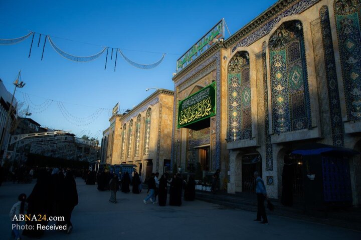 تصاویر | تزئین حرم امام حسین(ع) با کتیبه و پارچه‌نوشته‌ها به مناسبت میلاد امام باقر(ع)