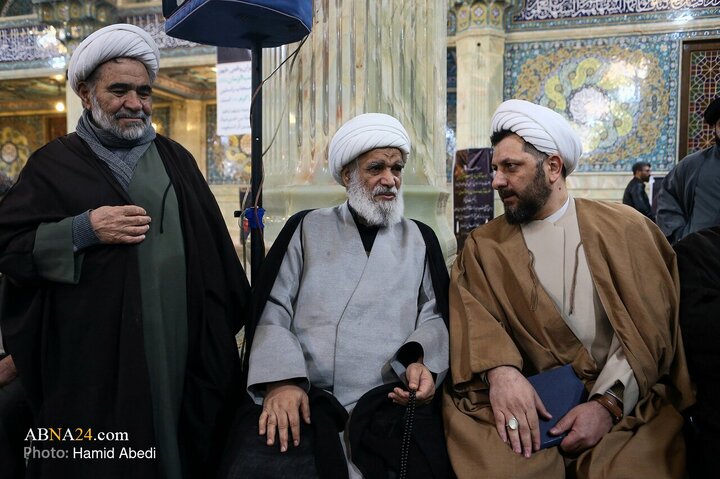 مراسم یادبود آیت‌الله سید محمد شاهچراغی در قم