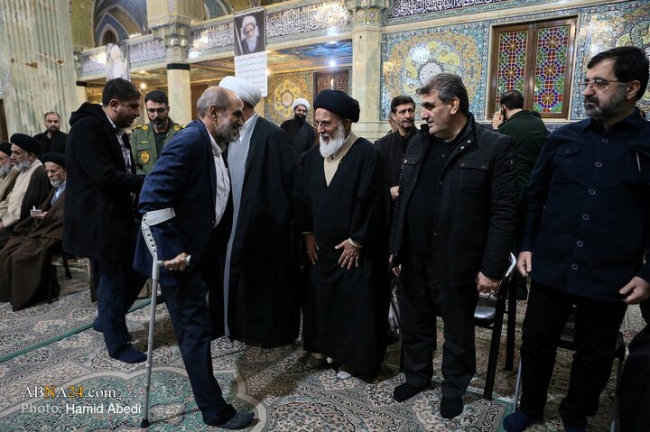 مراسم یادبود آیت‌الله سید محمد شاهچراغی در قم