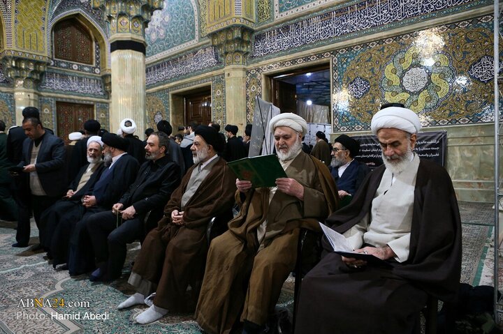 مراسم یادبود آیت‌الله سید محمد شاهچراغی در قم