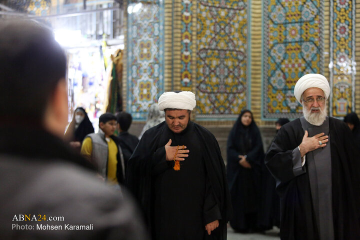 Photos: Imam Hadi mourning ceremony held at Hazrat Masoumeh holy shrine