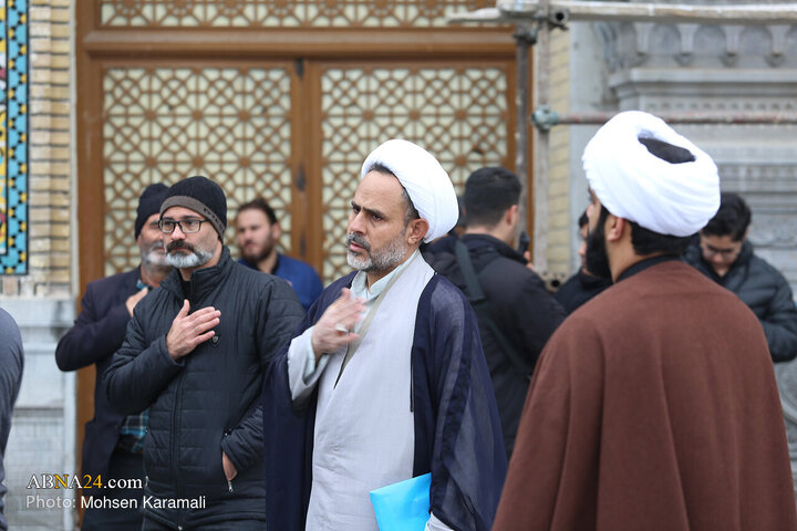 Photos: Mourning ceremony of Imam Hadi held at Hazrat Masoumeh holy shrine