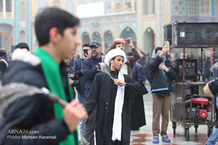 Photos: Mourning ceremony of Imam Hadi held at Hazrat Masoumeh holy shrine