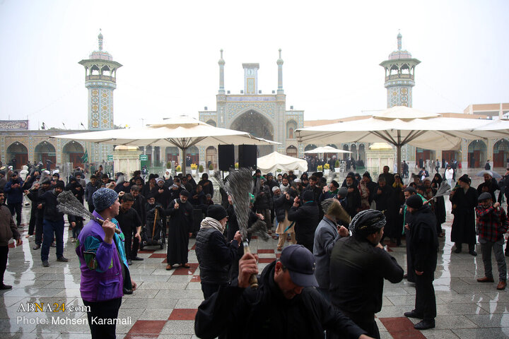 Photos: Mourning ceremony of Imam Hadi held at Hazrat Masoumeh holy shrine