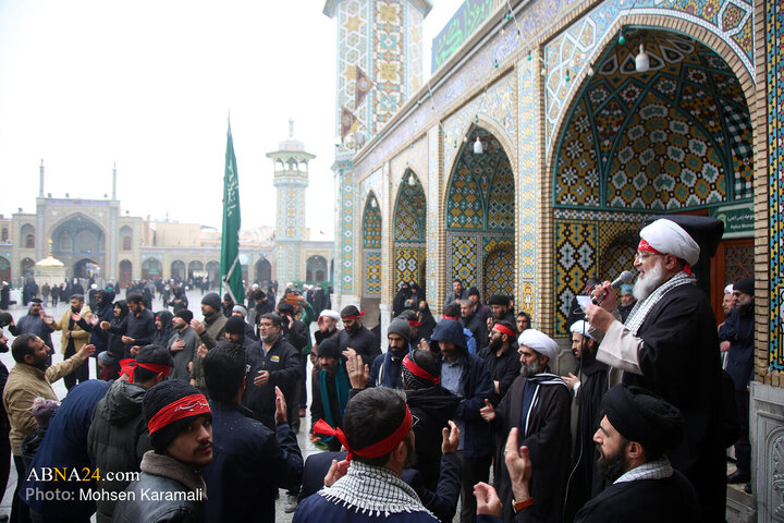 Photos: Mourning ceremony of Imam Hadi held at Hazrat Masoumeh holy shrine