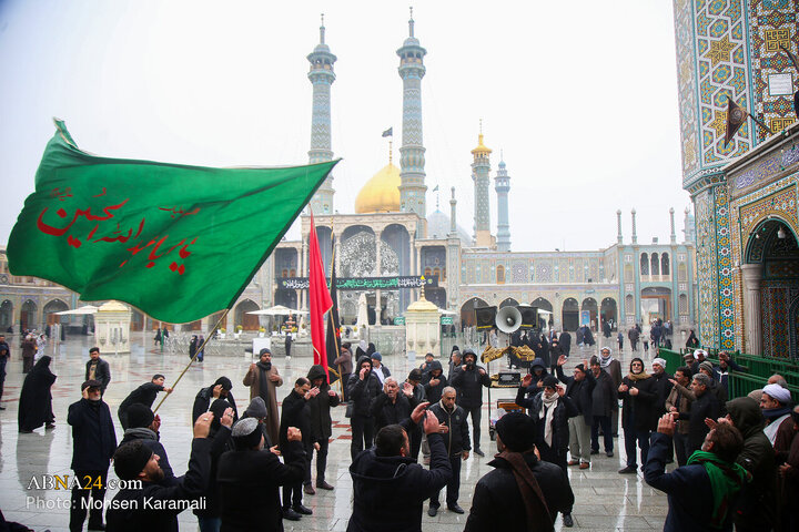 Photos: Mourning ceremony of Imam Hadi held at Hazrat Masoumeh holy shrine