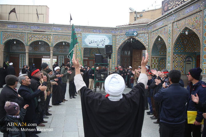 Photos: Mourning ceremony of Imam Hadi held at Hazrat Masoumeh holy shrine