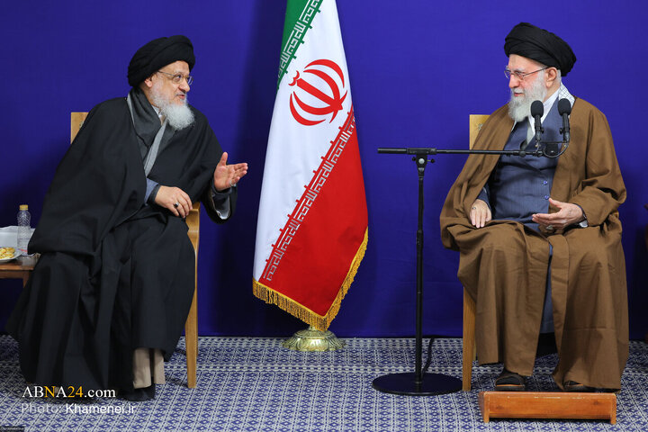 دیدار اعضای ستاد برگزاری کنگره بزرگداشت آیت‌الله میلانی با رهبر انقلاب