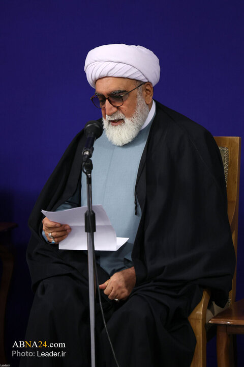دیدار اعضای ستاد برگزاری کنگره بزرگداشت آیت‌الله میلانی با رهبر انقلاب